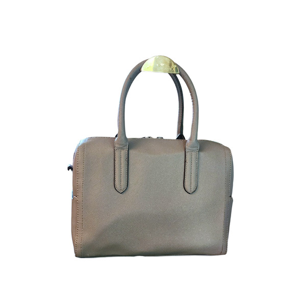 Steve Madden gray faux leather satchel, shoulder bag - Picture 1 of 9